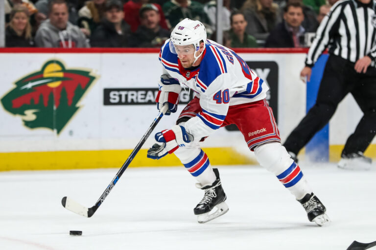 NHL: New York Rangers at Minnesota Wild