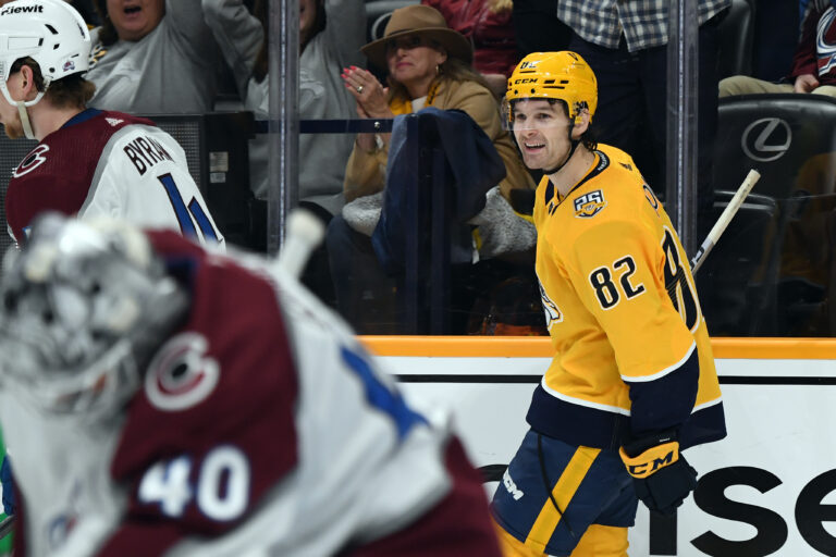 NHL: Colorado Avalanche at Nashville Predators