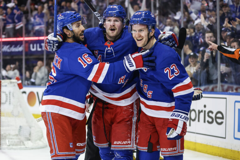 NHL: Stanley Cup Playoffs-Washington Capitals at New York Rangers