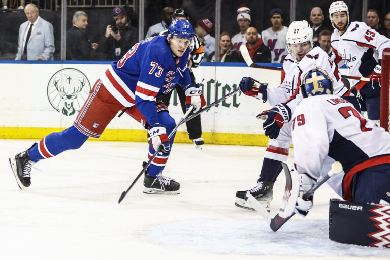 NHL: Stanley Cup Playoffs-Washington Capitals at New York Rangers