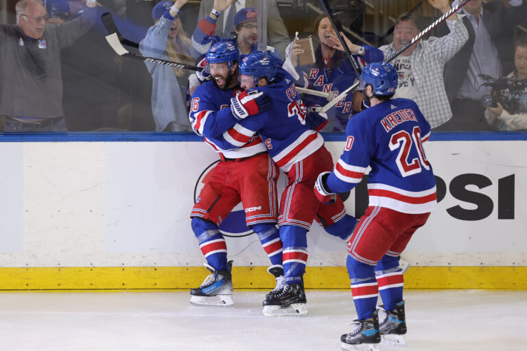 NHL: Stanley Cup Playoffs-Carolina Hurricanes at New York Rangers