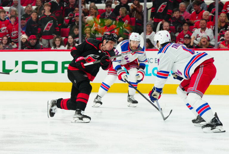 NHL: Stanley Cup Playoffs-New York Rangers at Carolina Hurricanes