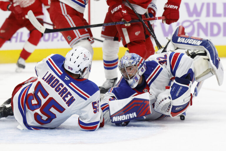 NHL: New York Rangers at Detroit Red Wings