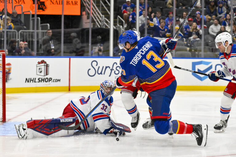 NHL: New York Rangers at St. Louis Blues