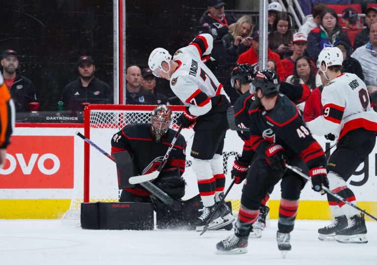NHL: Ottawa Senators at Carolina Hurricanes