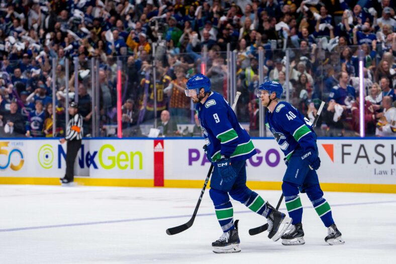 NHL: Stanley Cup Playoffs-Edmonton Oilers at Vancouver Canucks