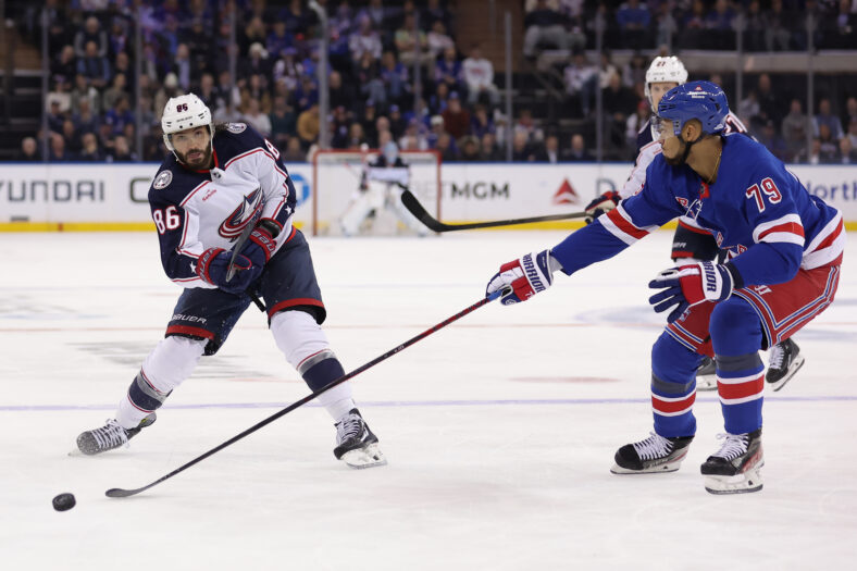 NHL: Columbus Blue Jackets at New York Rangers