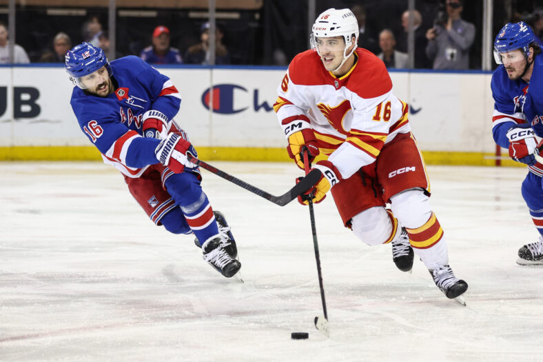 NHL: Calgary Flames at New York Rangers