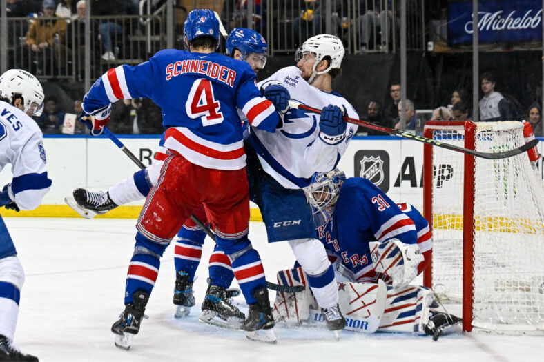 NHL: Tampa Bay Lightning at New York Rangers