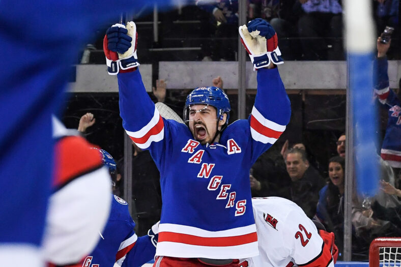 NHL: Carolina Hurricanes at New York Rangers