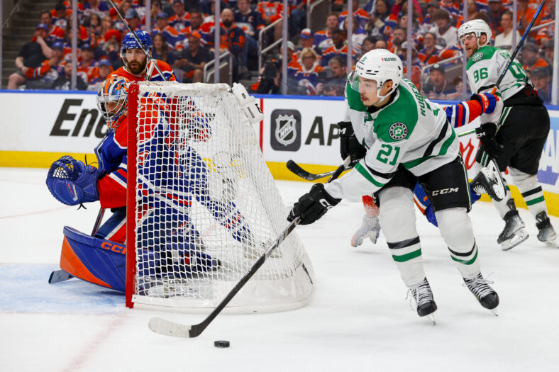 NHL: Stanley Cup Playoffs-Dallas Stars at Edmonton Oilers
