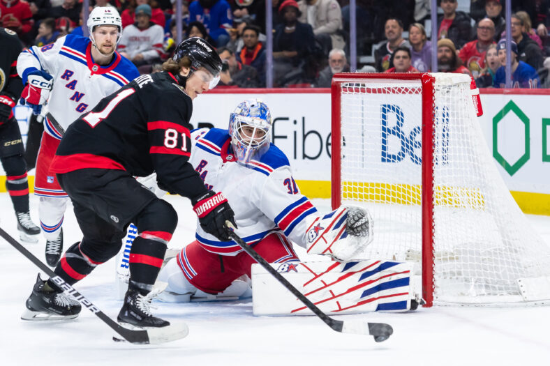 NHL: New York Rangers at Ottawa Senators