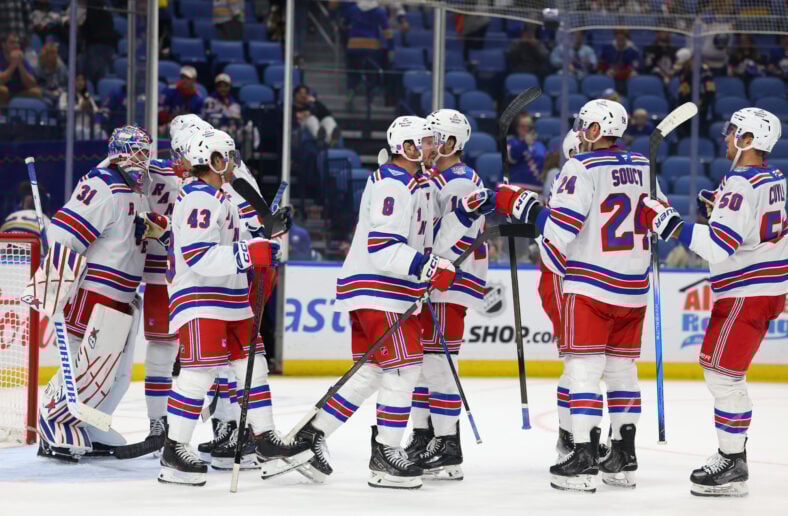 NHL: New York Rangers at Buffalo Sabres