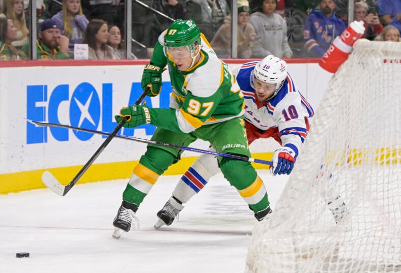 NHL: New York Rangers at Minnesota Wild