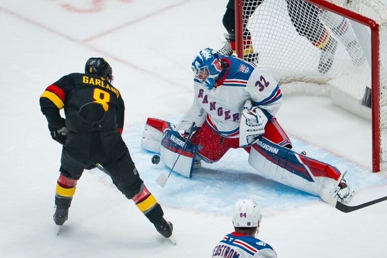 NHL: New York Rangers at Vancouver Canucks