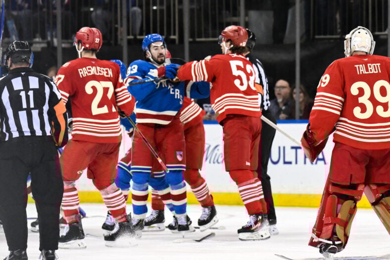 NHL: Detroit Red Wings at New York Rangers