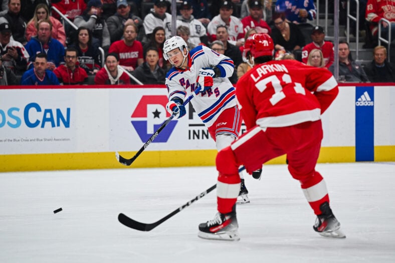 NHL: New York Rangers at Detroit Red Wings
