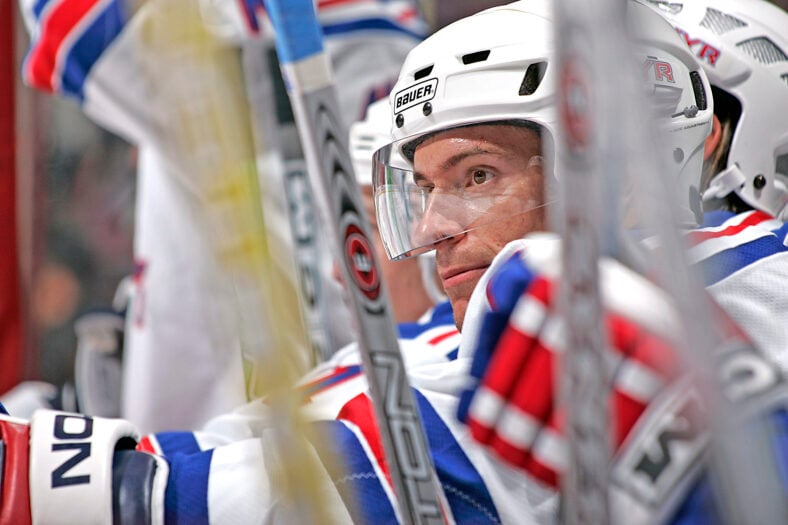 NHL: New York Rangers at New Jersey Devils