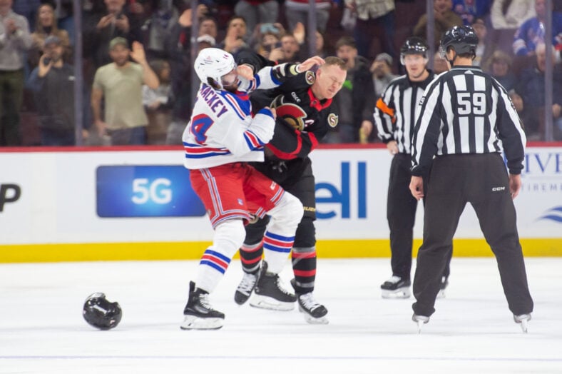 NHL: New York Rangers at Ottawa Senators