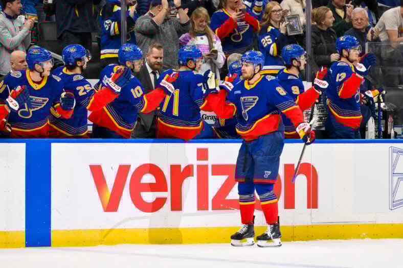 NHL: New York Rangers at St. Louis Blues