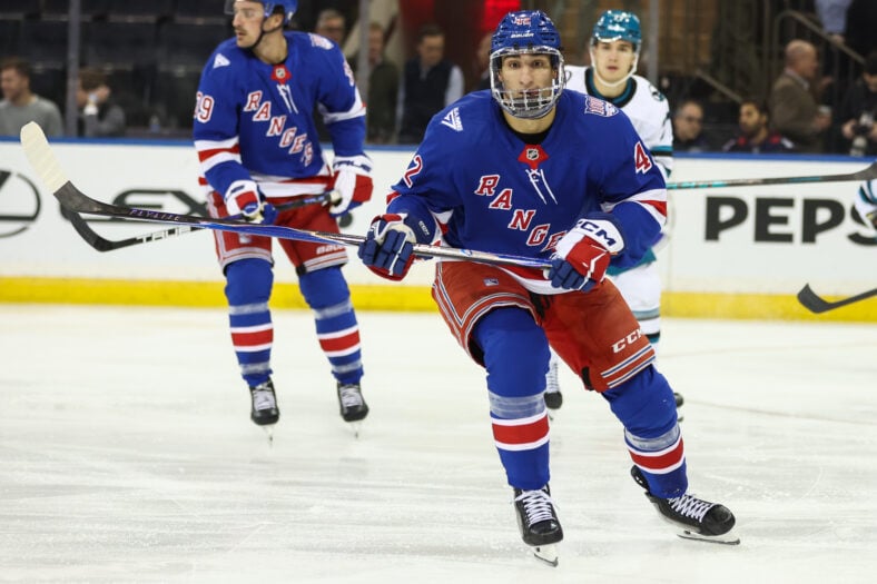 NHL: San Jose Sharks at New York Rangers