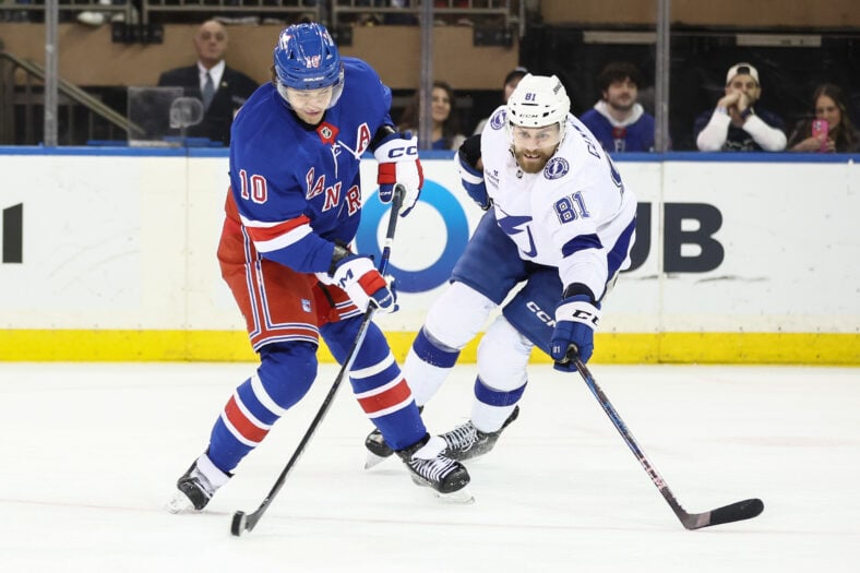 NHL: Tampa Bay Lightning at New York Rangers